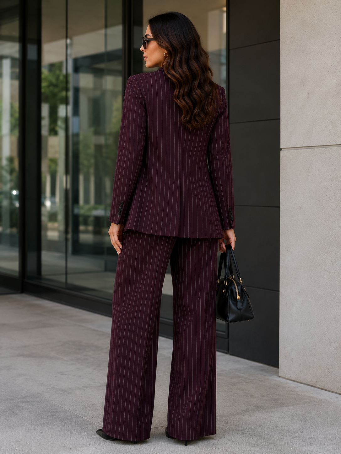 Conjunto de Traje a Rayas